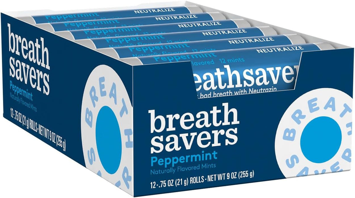 USA imported Breath Savers sugar free mints for neutralizing bad breath