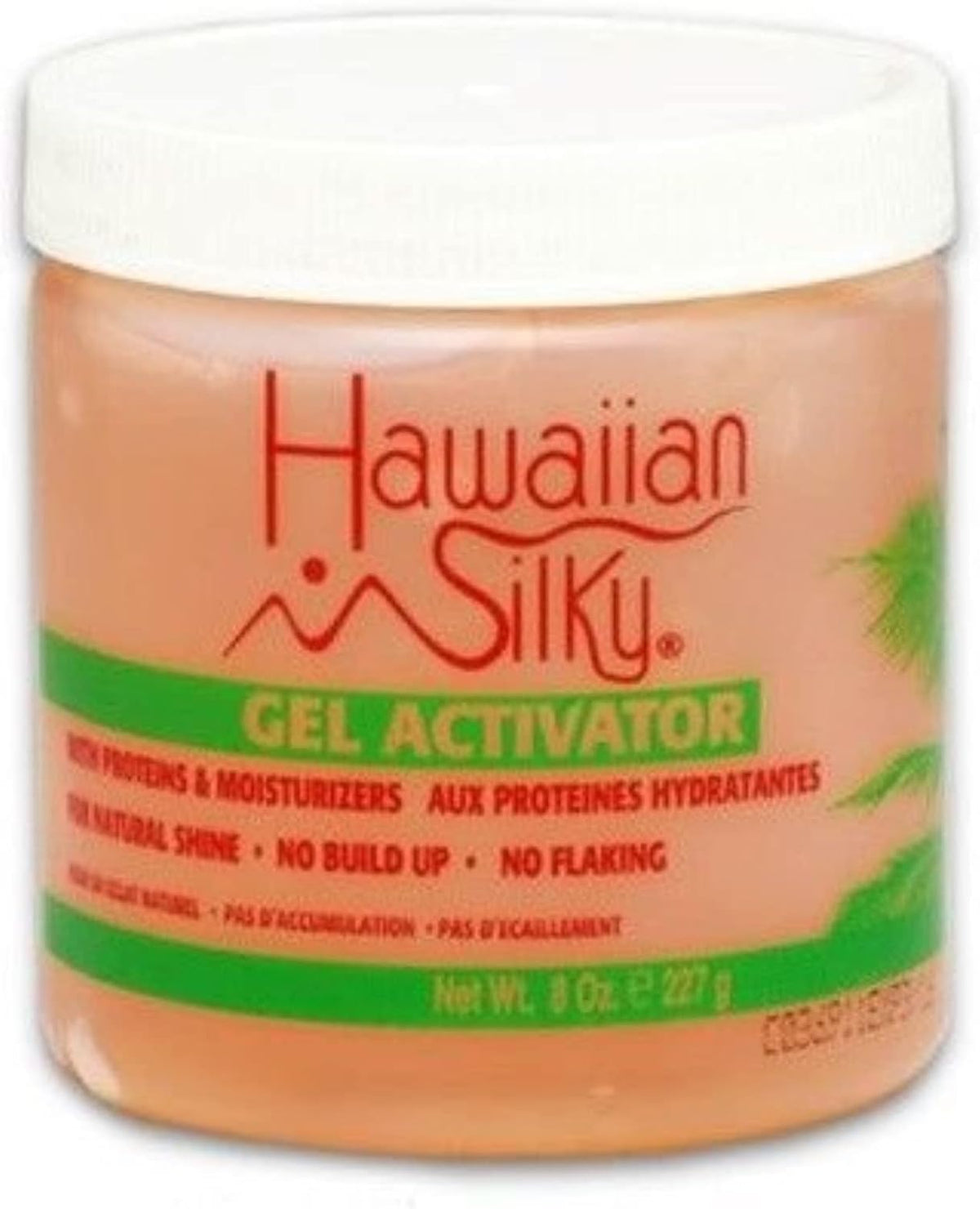 Hawaiian Silky gel activator 8 Ounce front view
