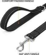 Taglory nylon dog lead close up of soft neoprene padded handle
