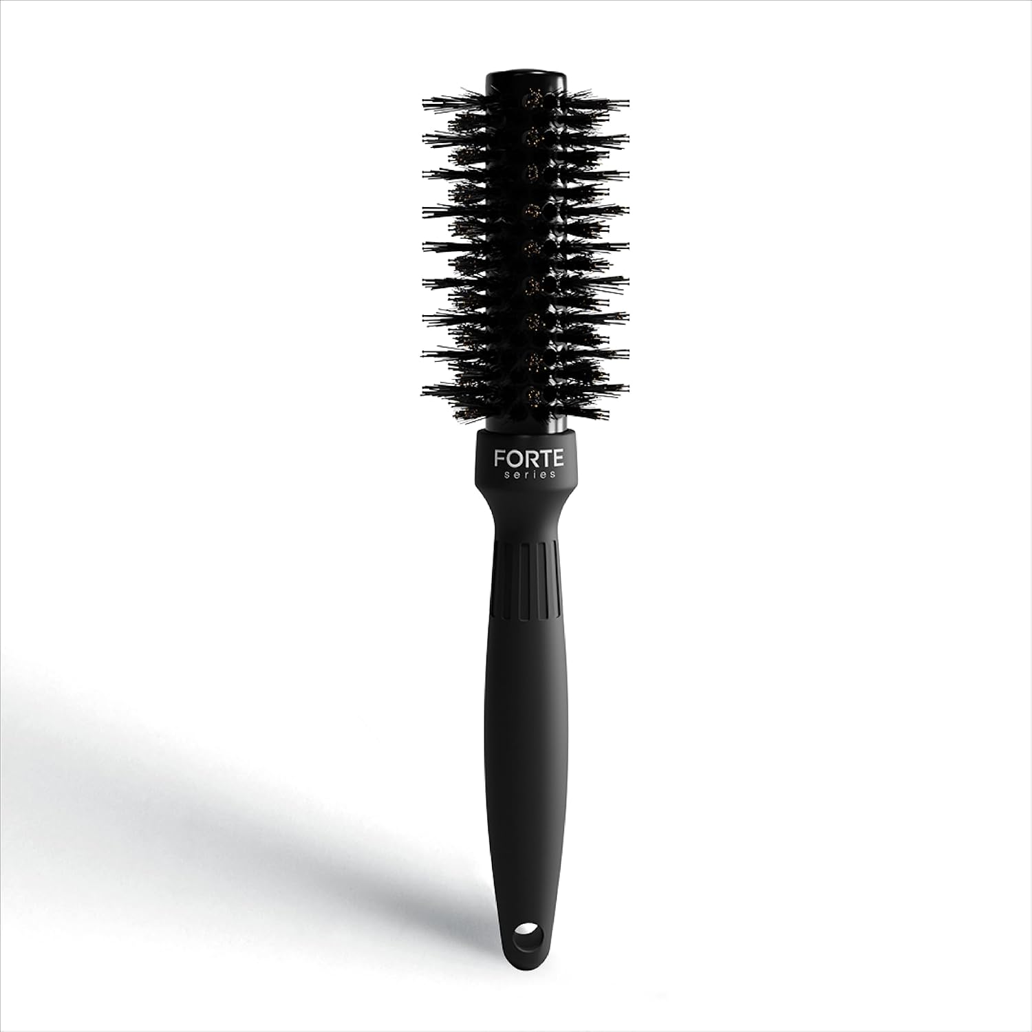 Forte Series boar bristle round hair brush front view