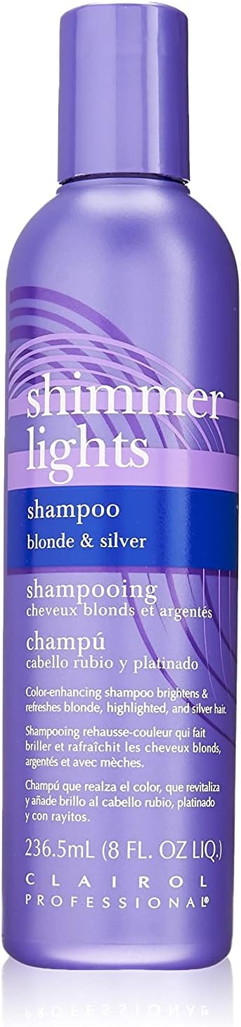 Clairol Shimmer Lights Original Shampoo front view bottle