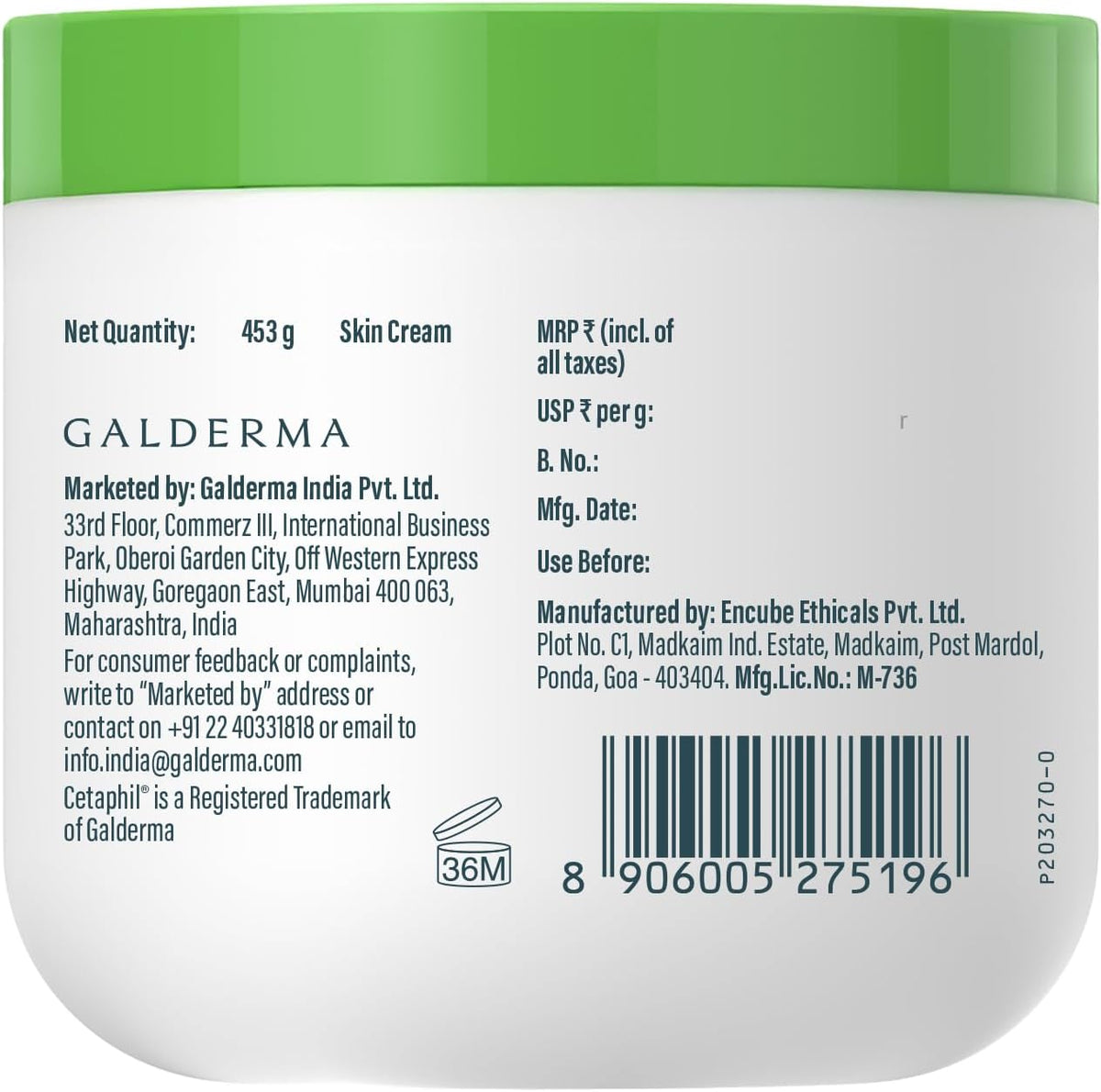 Cetaphil Moisturising Cream 453 g for Dry & Sensitive Skin | 48H Hydration with Almond Oil, Niacinamide & Panthenol | Rich Fragrance and Paraben Free Moisturiser, Prevents Moisture Loss & Repairs Skin Barrier | Dermatologist Recommended - Image 9