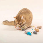 Catnip Toy, Cats Mouse Plush Cat Toys, Cat Mice & Animals Toys for Indoor Cats and Kittens, Cat Chew Toy for Exercise for Pet Cat Kitten Kitty (6 Packs) - Image 9