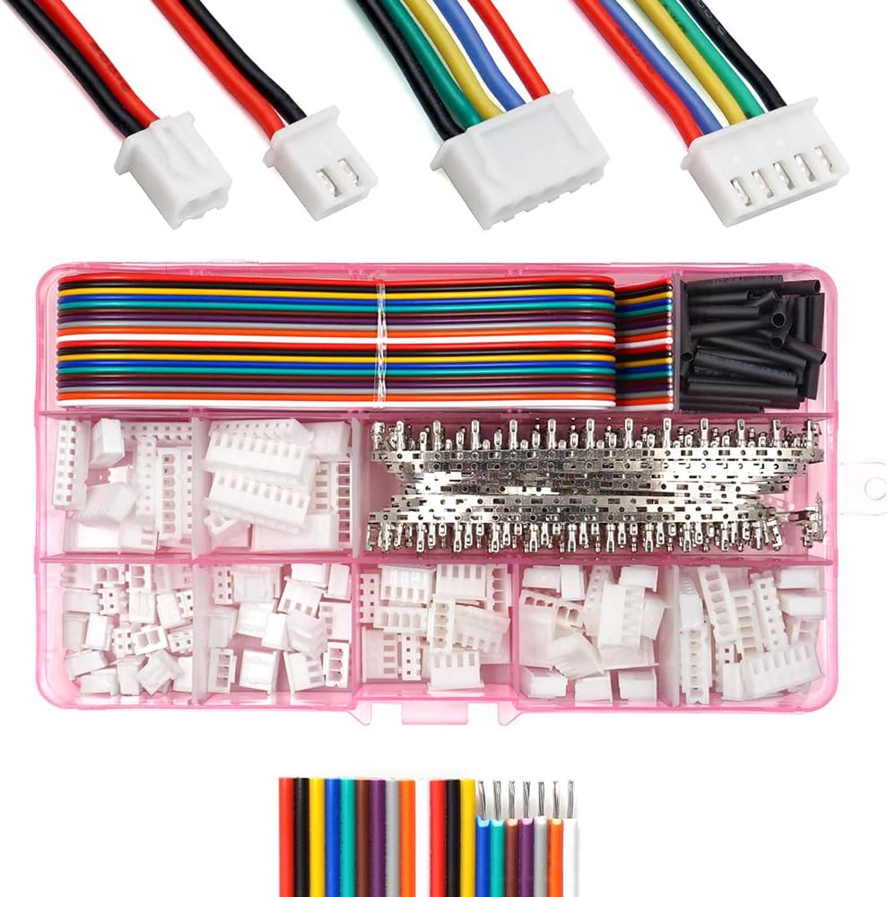 Elechawk XH 2.54mm Connector Kit front view showing storage box and components.