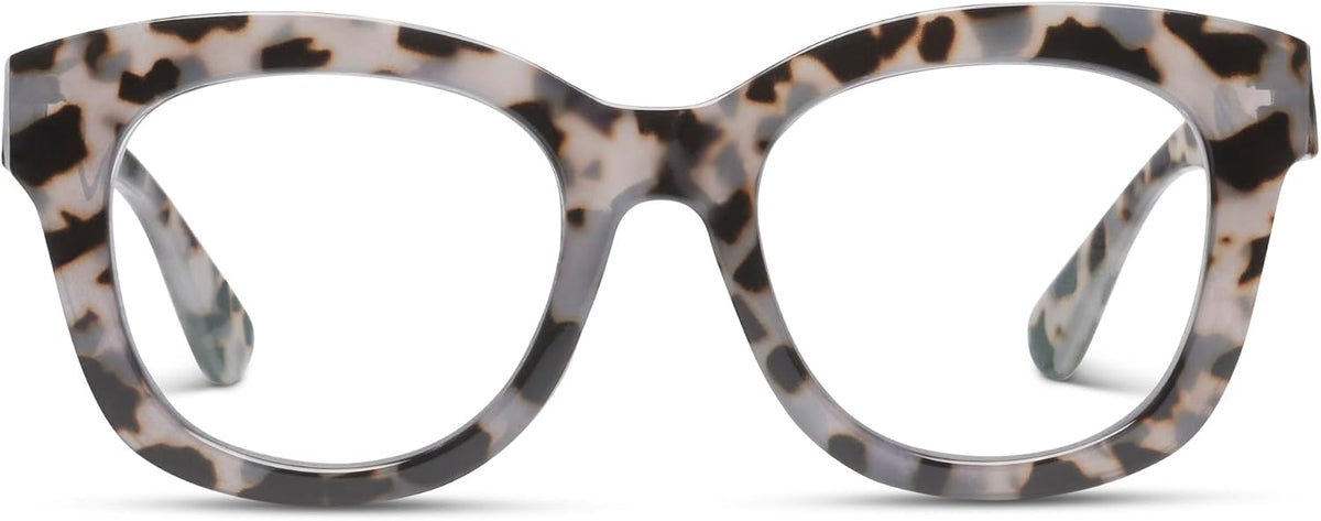 Peepers by PeeperSpecs glasses shown with protective case