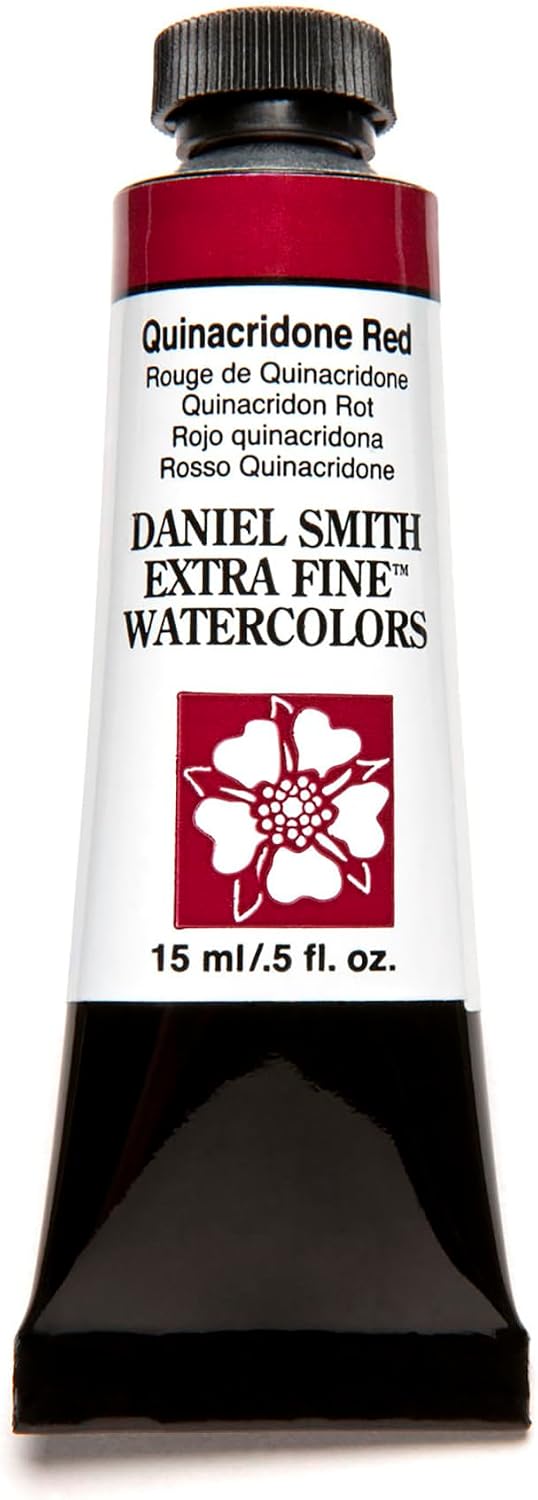 Daniel Smith professional watercolor paint tube back view