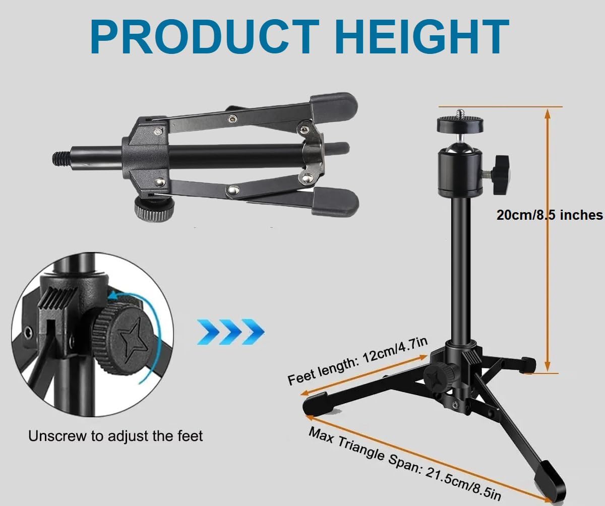 Acetaken audio recorder mount with ball-head adapter attached