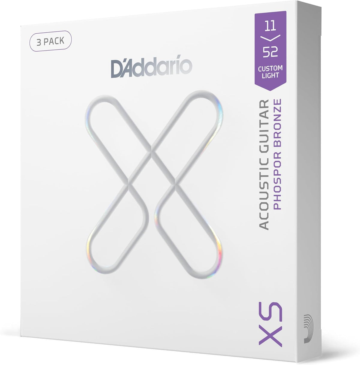 D'Addario XS Phosphor Bronze Coated Acoustic Guitar Strings 11-52 | XS Phosphor Bronze acoustic strings deliver warm tone, long-lasting performance, tuning stability, and comfort. - Image 14