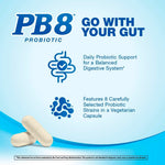 PB8 Probiotic 14 Billion CFU capsule count display