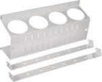 Wall Control red spray paint organizer bracket installed