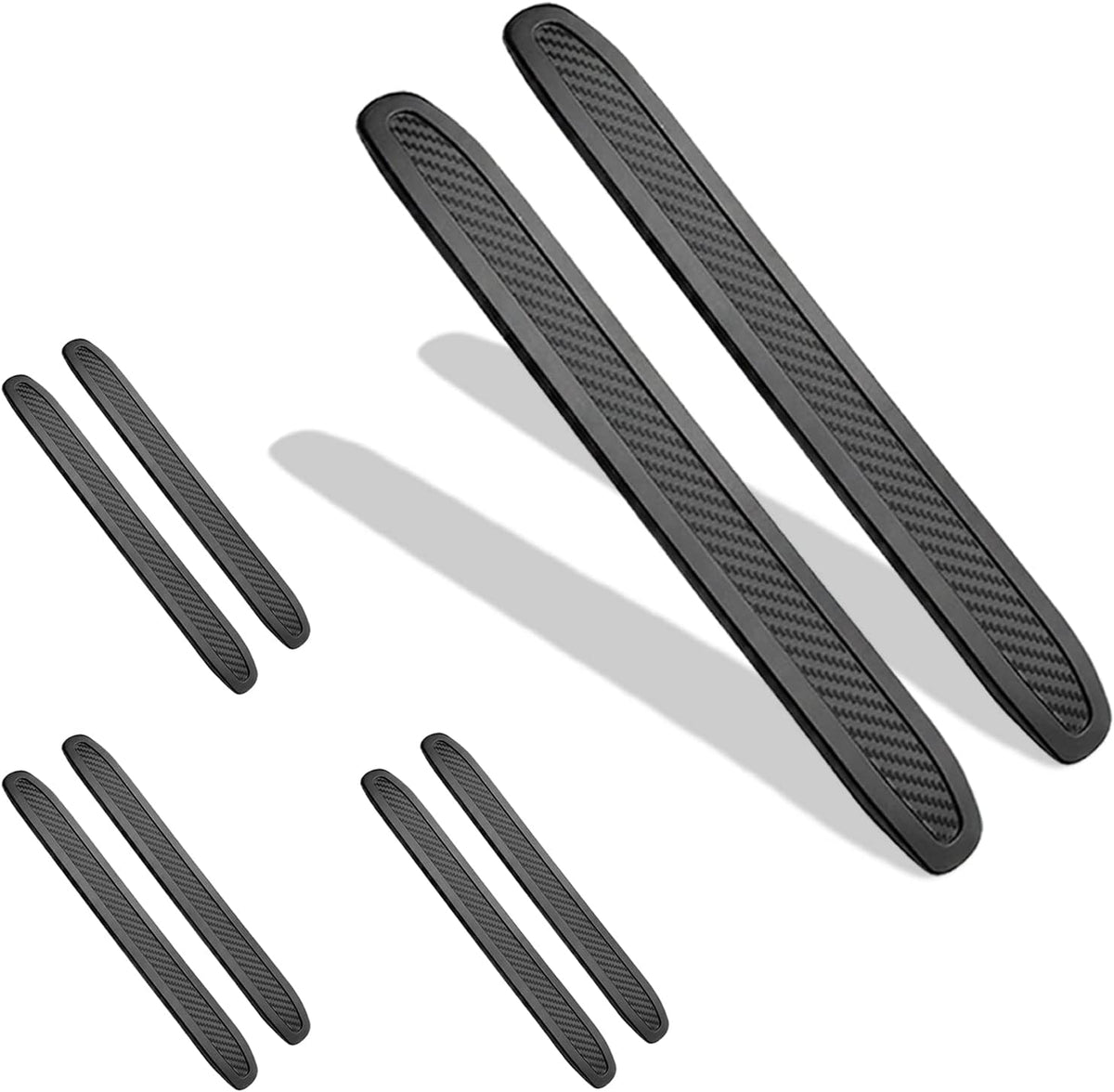 runmade Black Anti-Collision Patch Bumper Guard Strip Anti-Scratch Bumper Protector Trim Universal for Cars SUV Pickup Truck (2 Pack) - Image 11