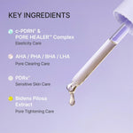 Rejuran Pore Tightening Ampoule ingredient highlights graphic