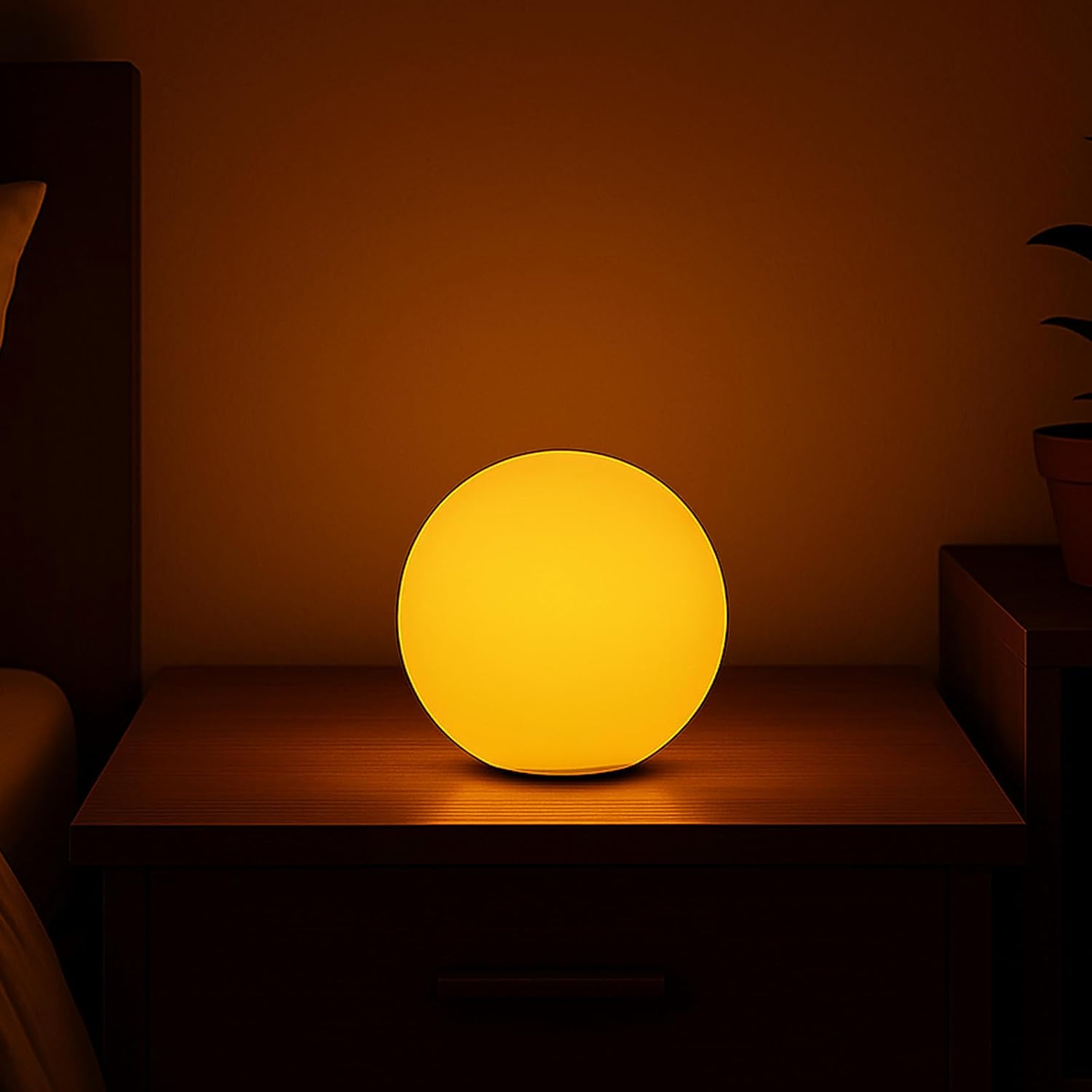 Rkdtx 5 inch cordless led ball light front view