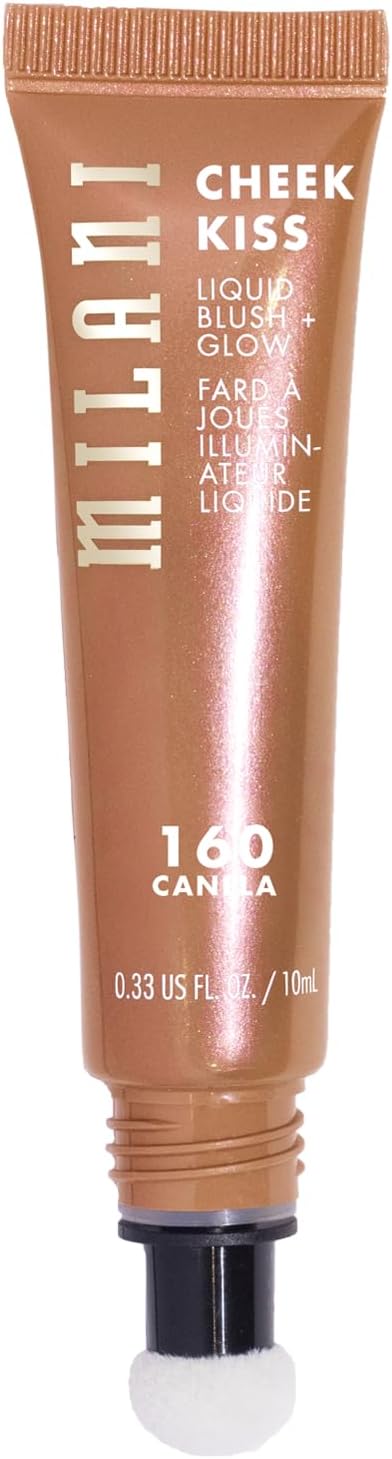 Close up of Milani Cheek Kiss Liquid Blush cream texture