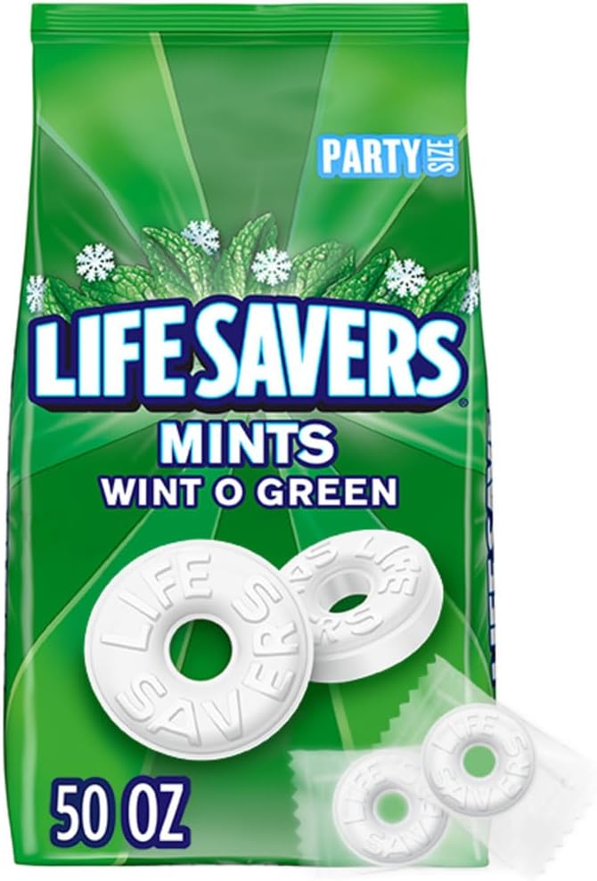 Life Savers, Wint-O-Green Summer Candy Individually Wrapped Hard Mints, Sharing Size, 13 Ounce - Image 11