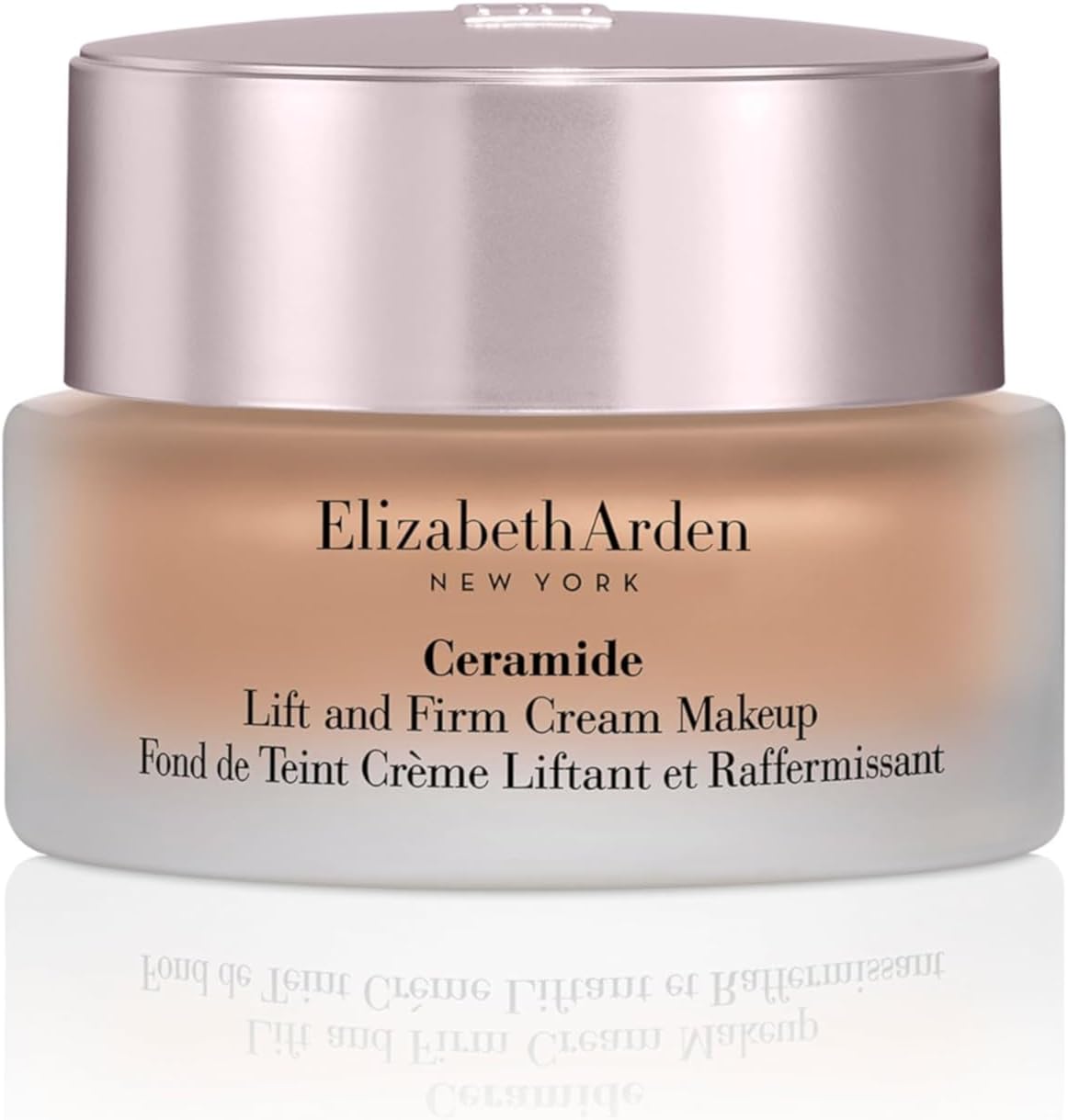 Elizabeth Arden Ceramide Lift and Firm Cream Makeup front view jar