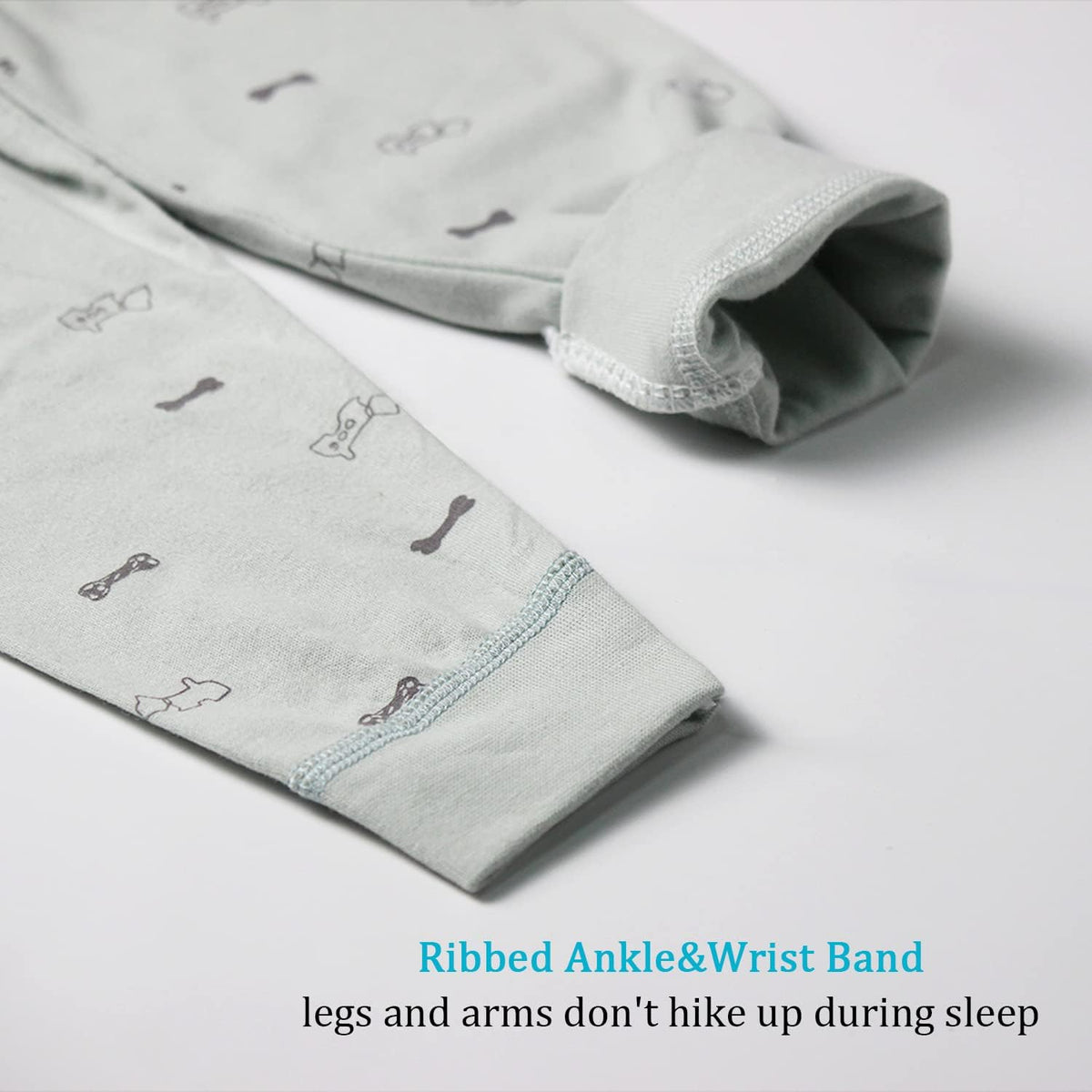 Yanwang baby nightwear set fabric detail
