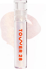 Tower 28 ShineOn Lip Gloss Jelly - Hydrating Tinted Lip Balm + Milky Gloss for Sensitive Lips - Non-Sticky + High-Shine Jelly Formula with Nourishing Oil Blend - Almond - Chocolate (0.13) - Image 14