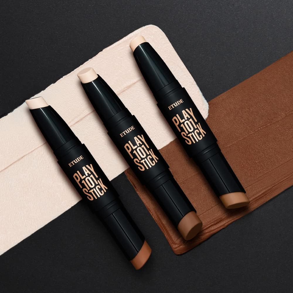 Authentic ETUDE Korean makeup contour stick imported packaging details