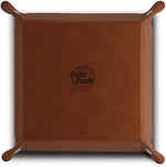 BELLA BUSTA Square Valet Tray styled on a dresser