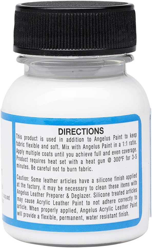 Angelus acrylic paint additive texture display