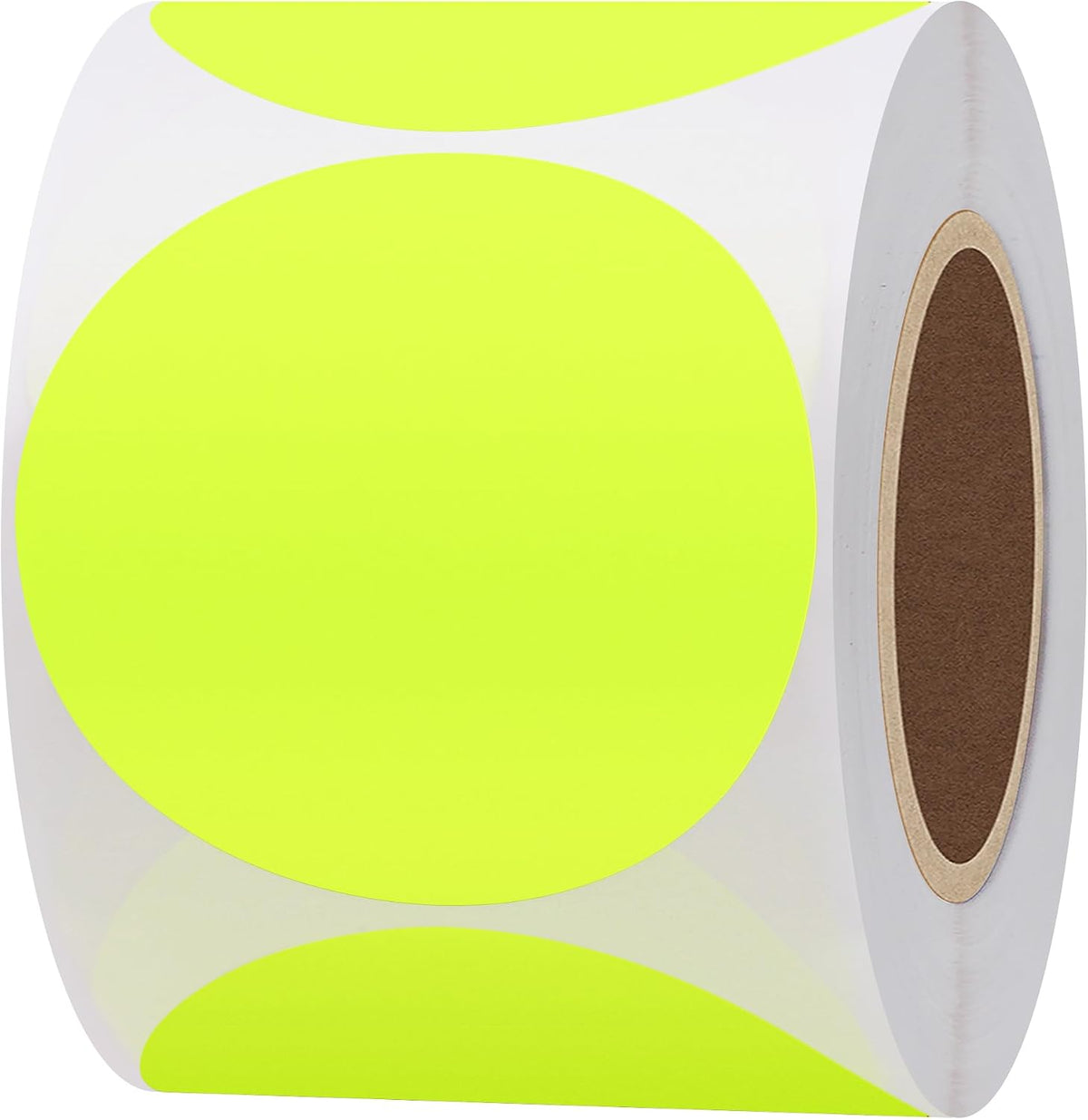 Hybsk 2 inch Matte Gold Labels Round Color Coding Dots Embossing Stickers Adhesive Label 300 Per Roll (Gold) - Image 14
