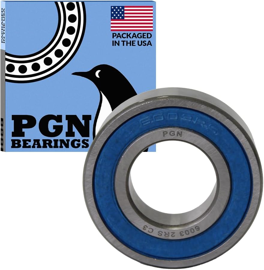 PGN 6003-2RS (10 Pack) Ball Bearing 17x35x10mm Chrome Steel Sealed - Image 9