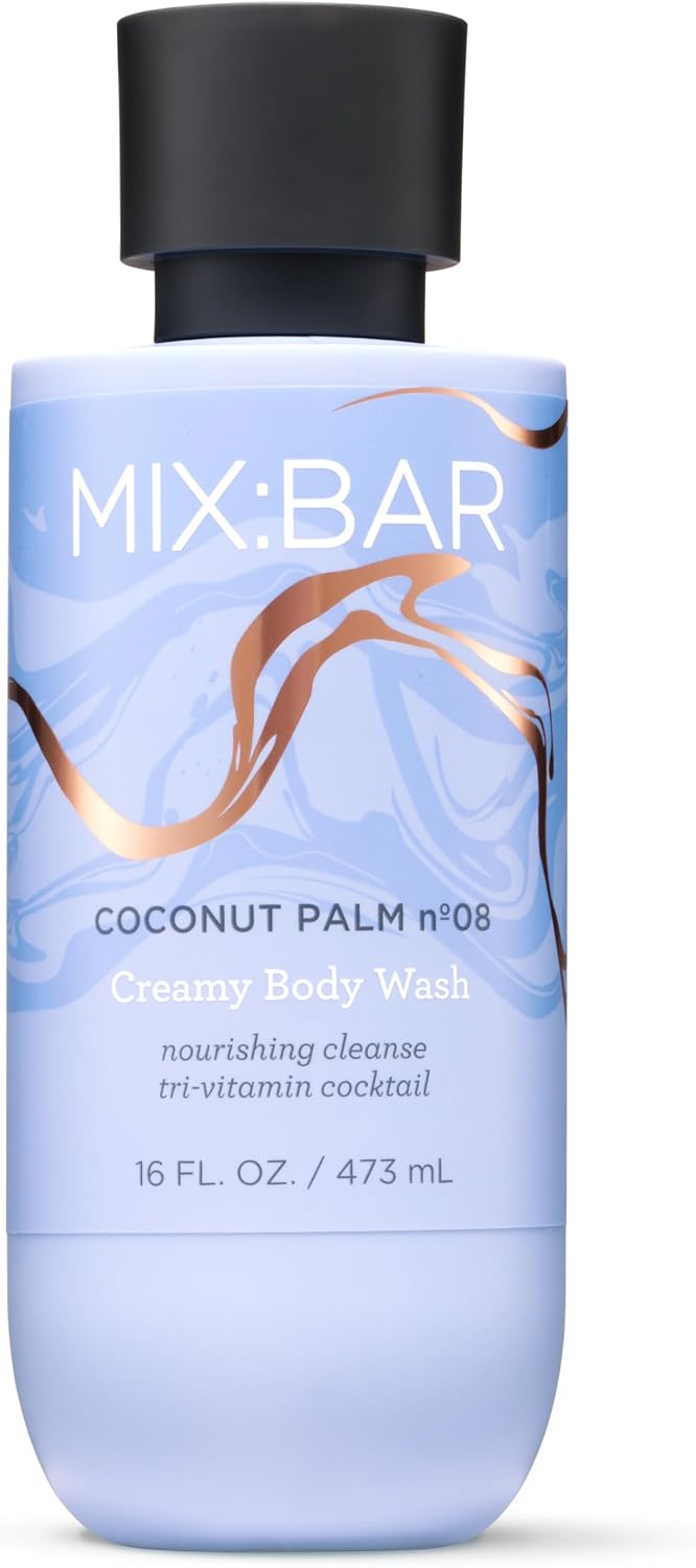 MIX:BAR Coconut Palm Creamy Body Wash front view bottle