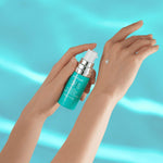 M. Asam Aqua Intense Hyaluron Eye Cream ingredient highlights graphic