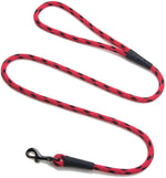Mendota Pet Snap Leash - British-Style Braided Dog Lead, Made in The USA - Black, 1/2 in x 6 ft - for Large Breeds - Image 10