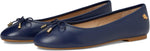 Lauren Ralph Lauren Jayna Nappa Leather Flat front view