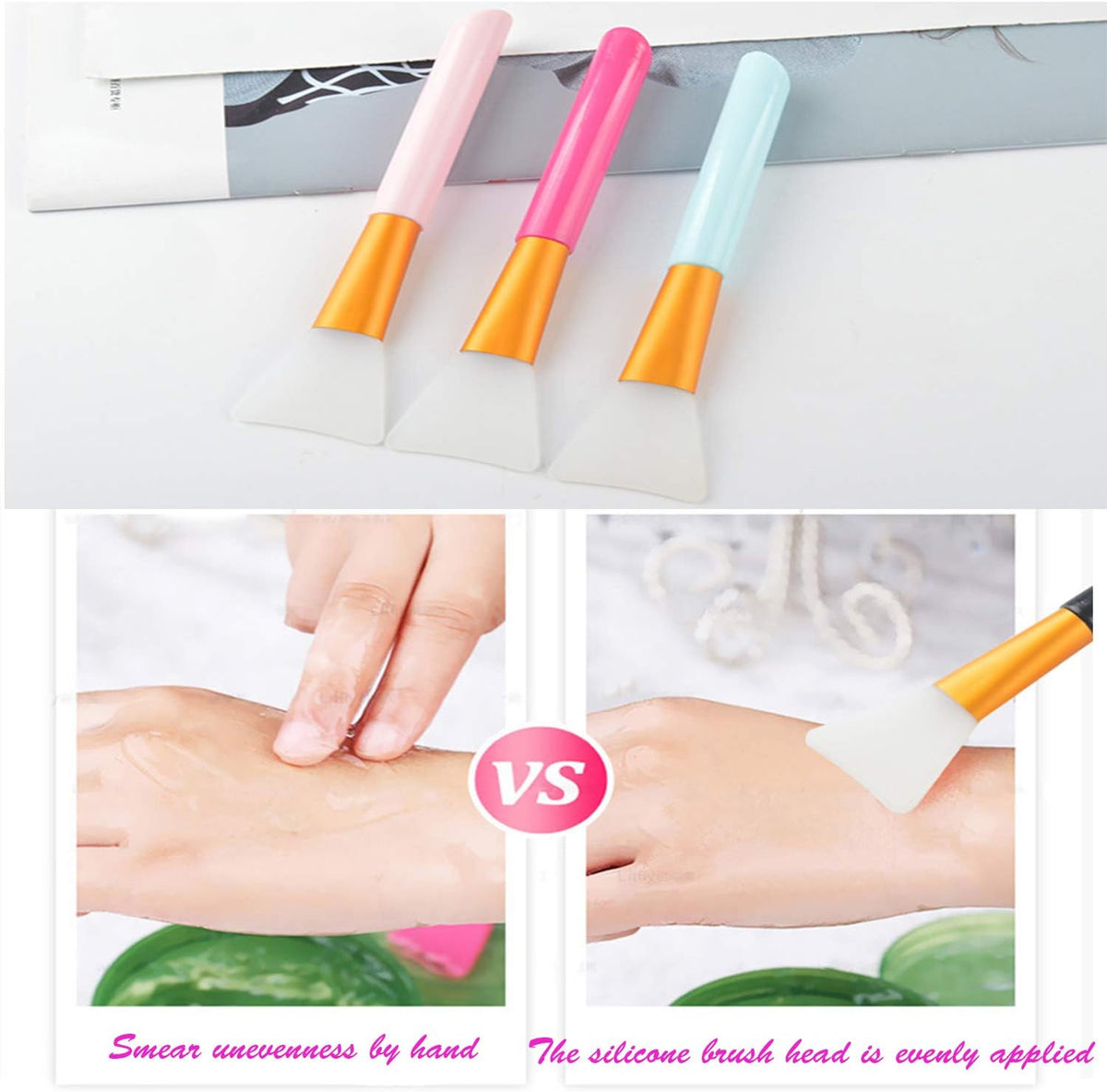 AQSXO beauty tool for clay mask and body butter application