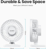 Gaiatop USB Desk Fan, Personal Portable Quiet Small Table Desktop fan - Image 6