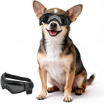 Dog Goggles Small Breed, Dog Sunglasses UV Protection Puppy Eyewear for Small Pet Outdoor Riding Driving, Black S - Image 14