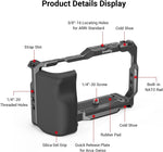 SmallRig camera cage Arca-Swiss quick release plate bottom view