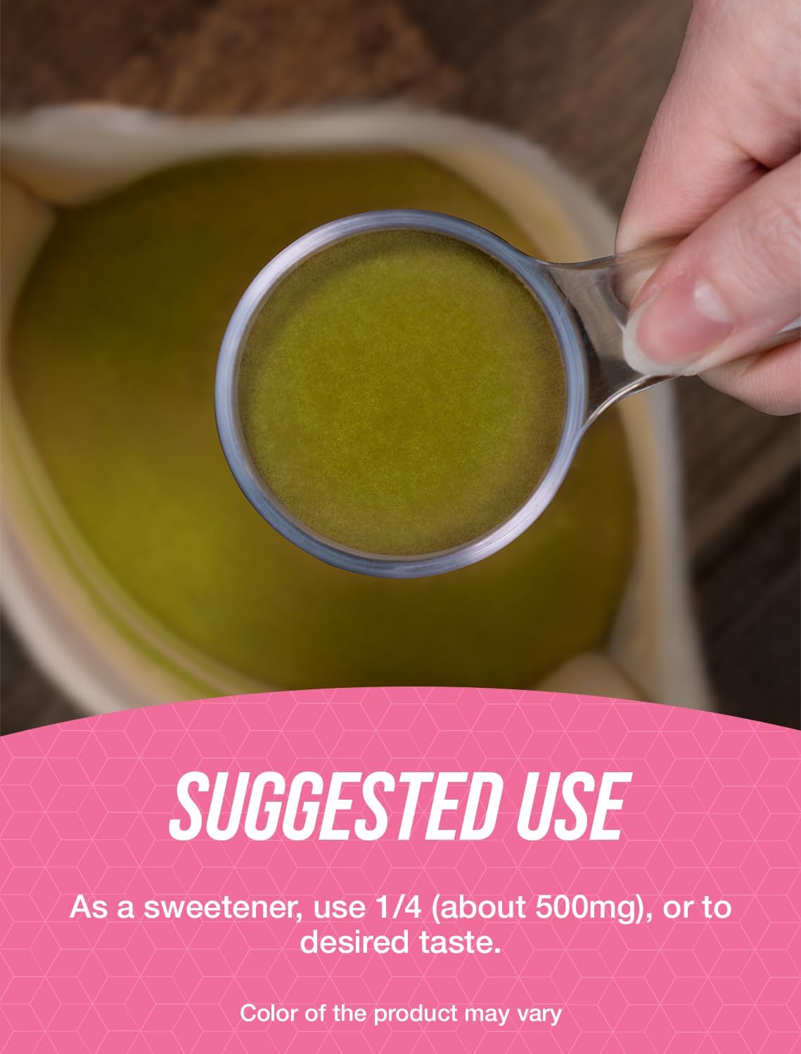 BulkSupplements stevia powder supplement facts label