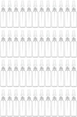 Clear Plastic Bottle Atomizer 48 Pcs Empty 2oz Pet Bottle Atomizer for Travel Mist Perfume - Image 1