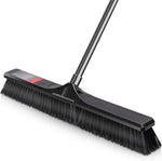 Masthome 24 inch heavy duty outdoor push broom front view