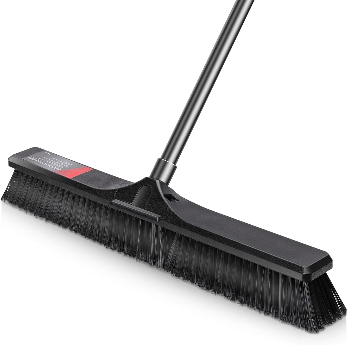 Masthome 24 inch heavy duty outdoor push broom front view
