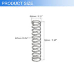 Uxcell 304 stainless steel springs side angle