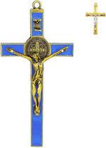 Rnuie Jesus Crucifix Cross metal wall decor front view