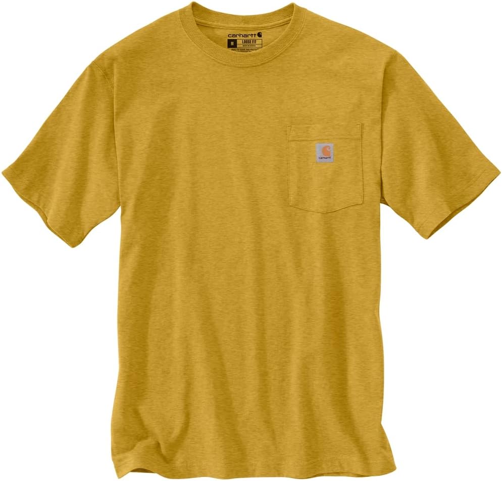 Carhartt heavyweight short sleeve tee fabric texture close up