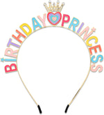 CIEHER Happy Birthday Headband Birthday Crown Tiara Bday Decorations Accessories for Women Girls - Image 9