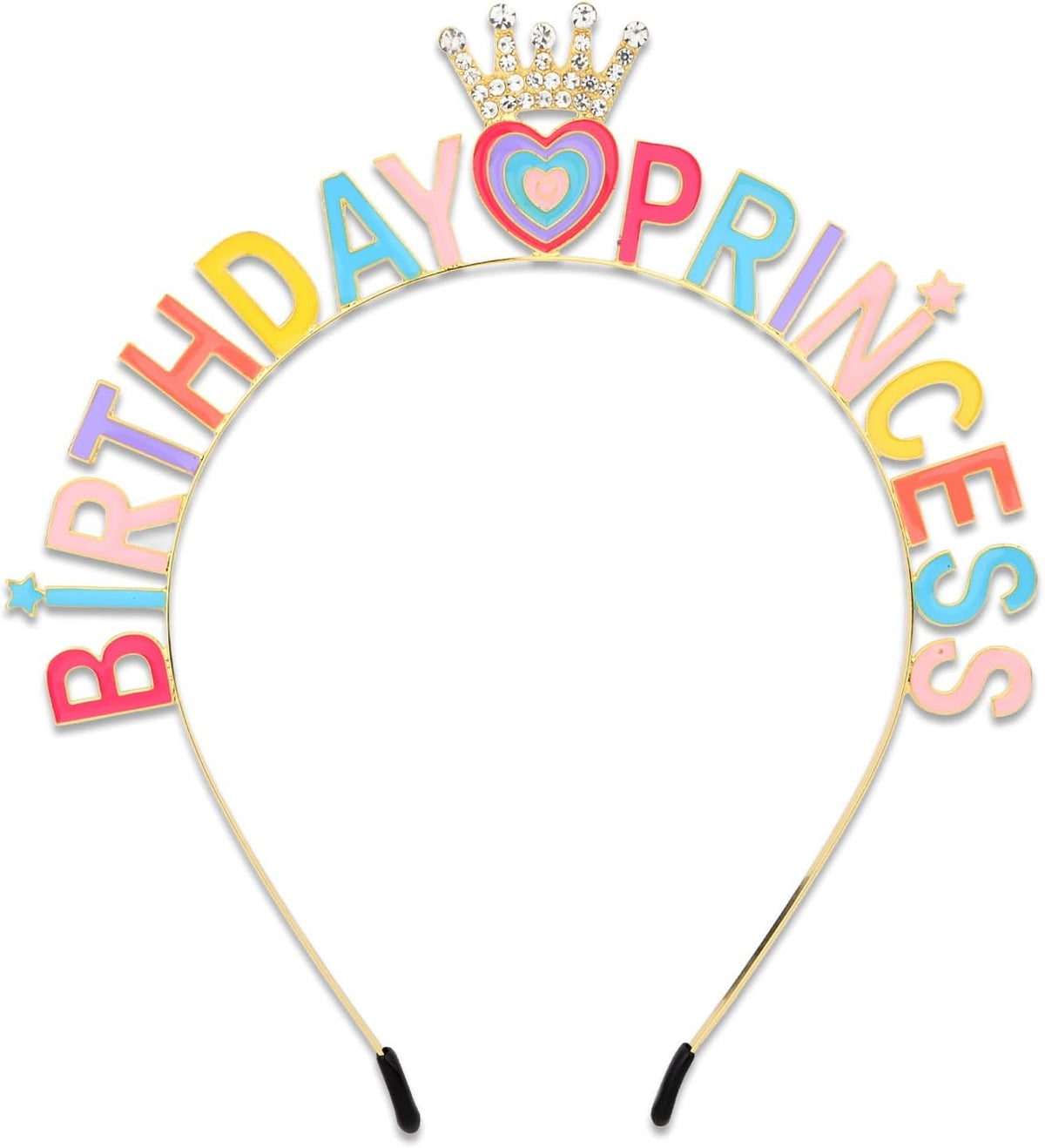 CIEHER Happy Birthday Headband Birthday Crown Tiara Bday Decorations Accessories for Women Girls - Image 9