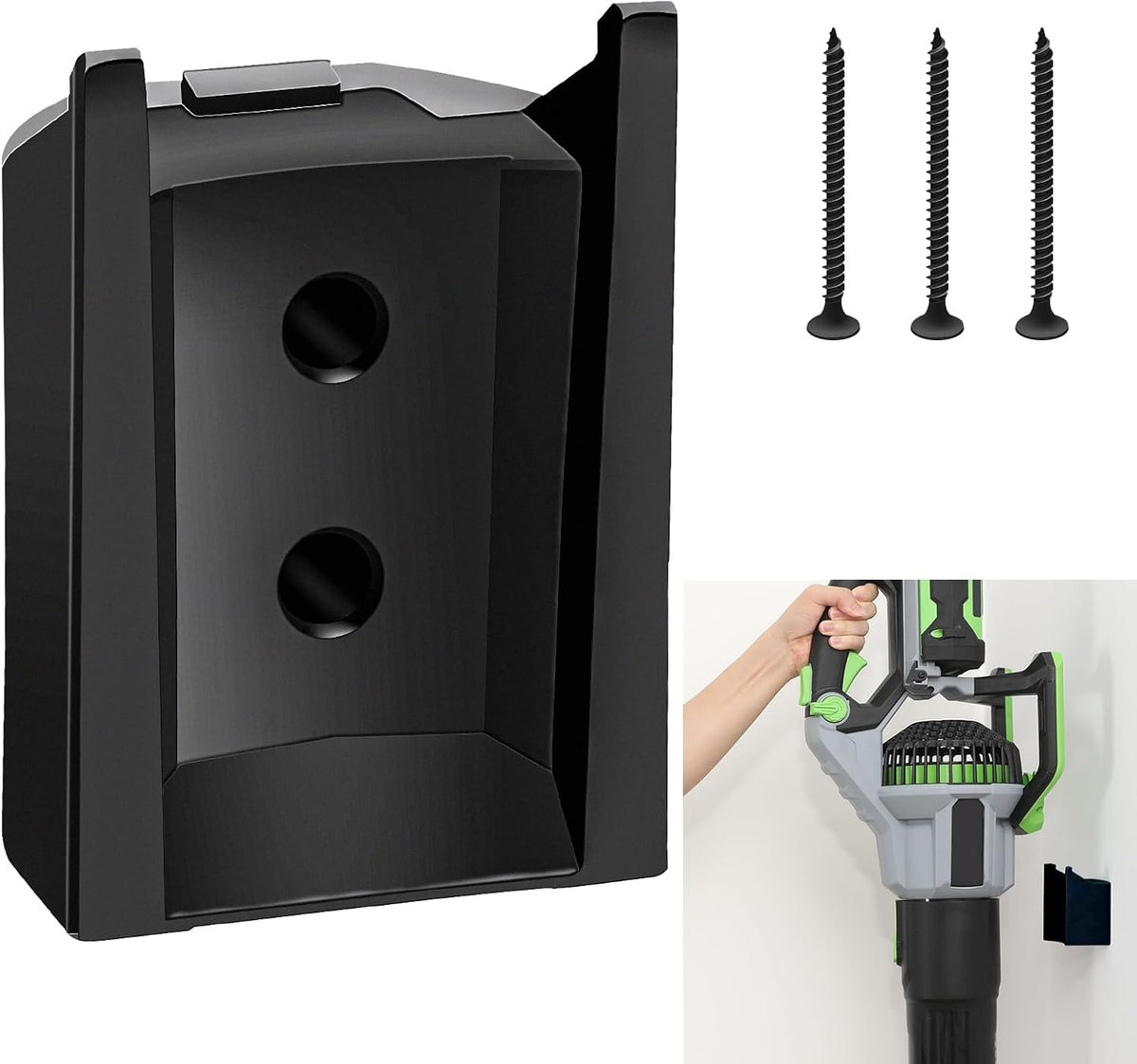 Zhongxia wall mount holder bracket for EGO 765 CFM leaf blower front view