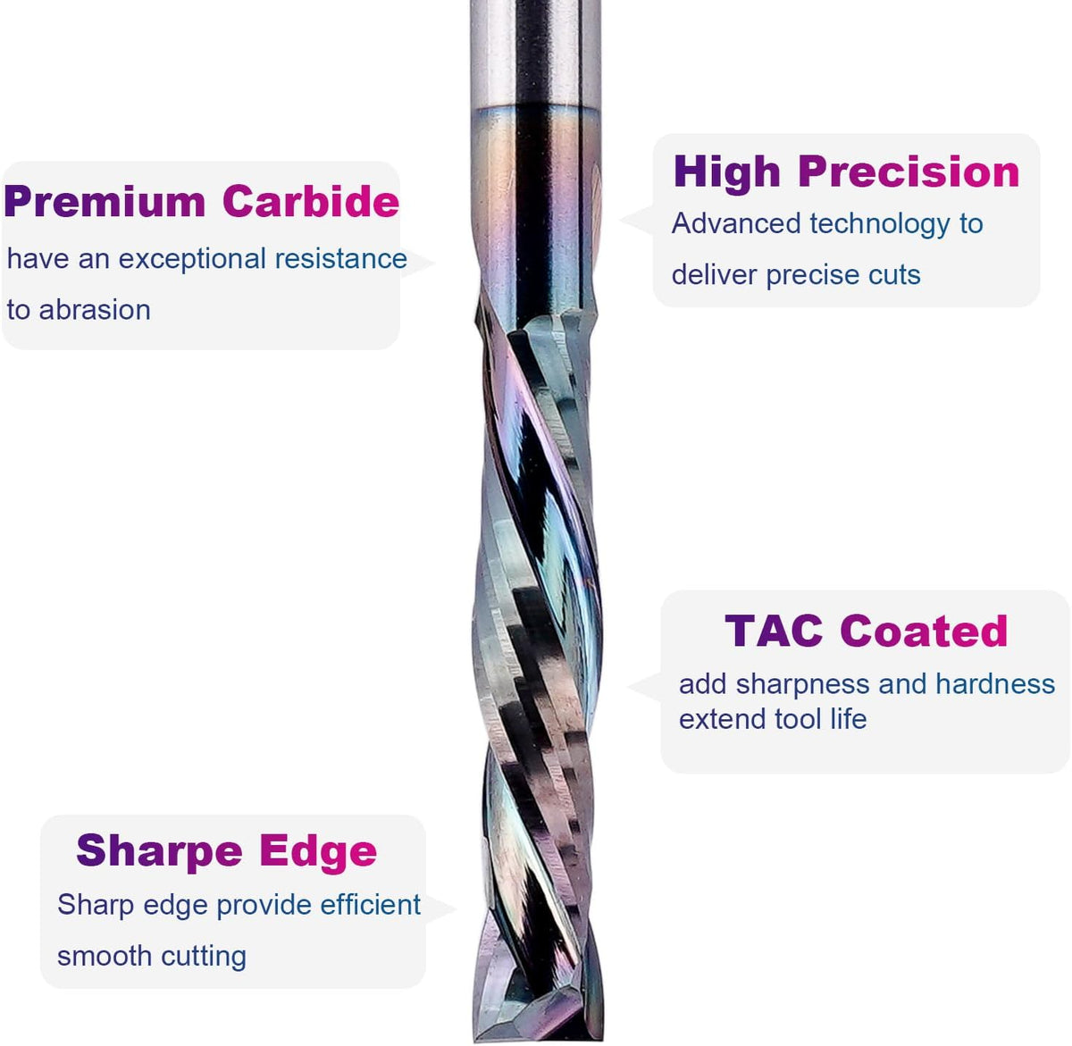 SpeTool solid carbide end mill side angle