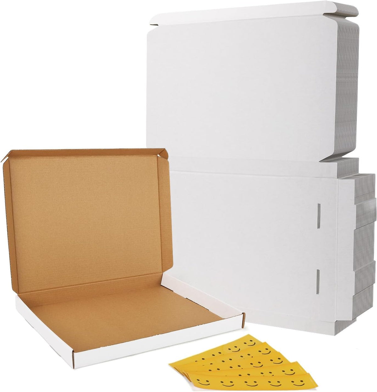 RLAVBL 7x5x4 Shipping Boxes Set of 25, Brown Corrugated Cardboard Box for Packing, Mailing, Business - Image 11