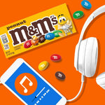 Side profile of the 3.1-Ounce M&M'S Peanut Chocolate Candy cinema pack demonstrating box thickness.