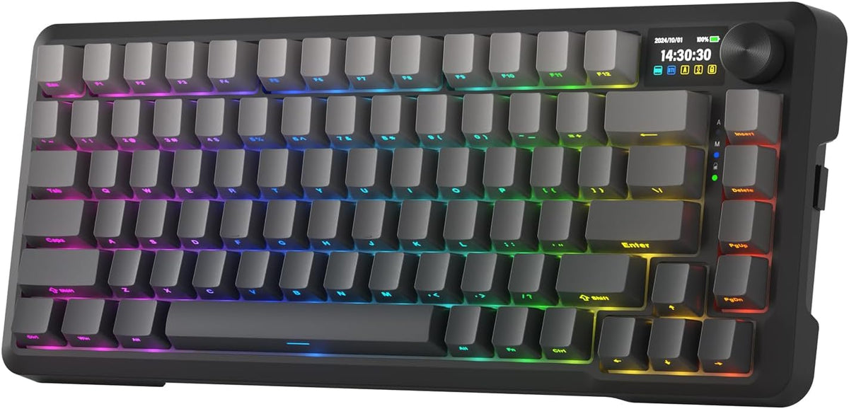 Redragon K673 HE Wired Hall-Effect Rapid Trigger Magnetic Gaming Keyboard | Multi-Function Control Wheel, Silky POM 8K Switches for Valorant & FPS Precision, Zero Delay, Compact 80% Size, PRO Software - Image 10