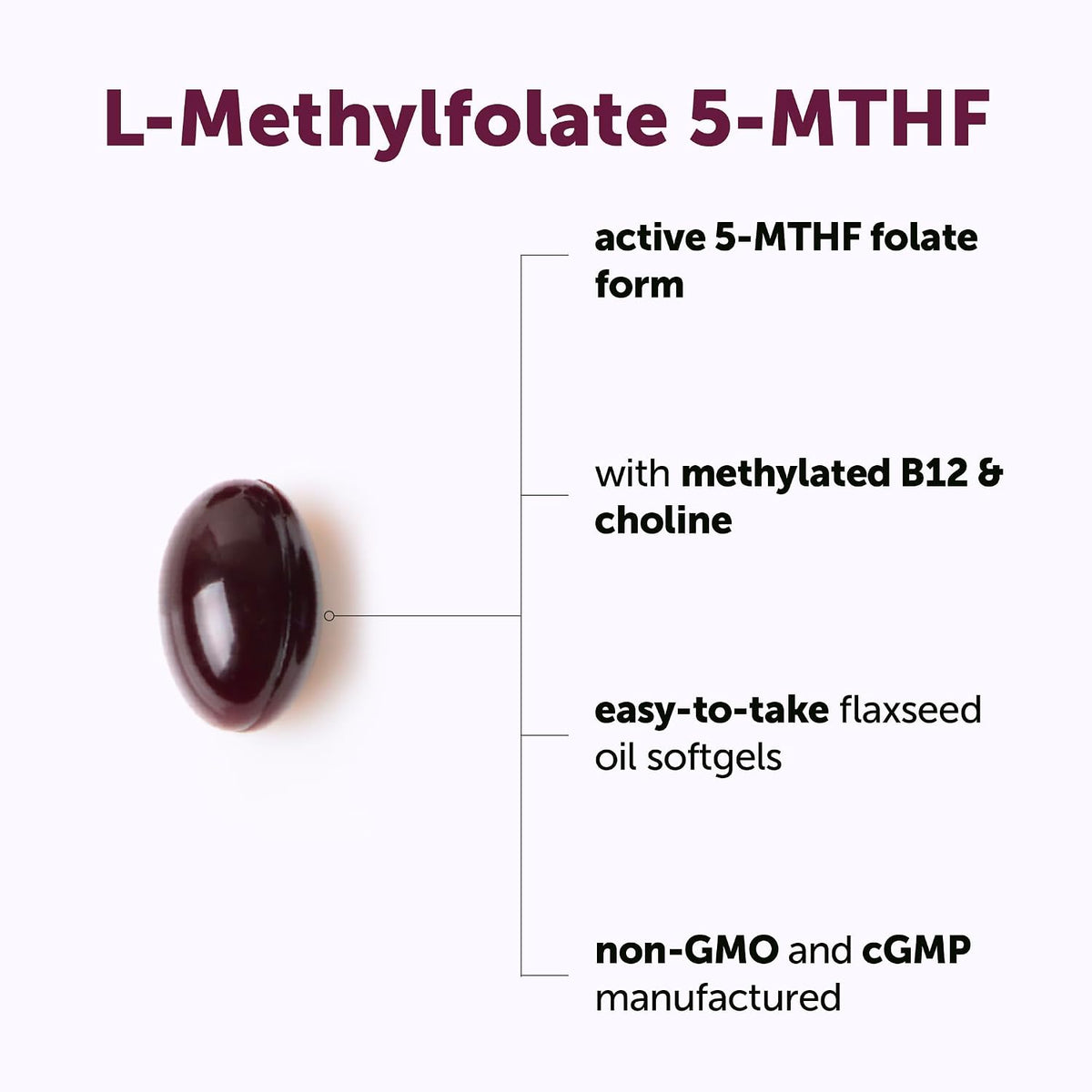 Micro Ingredients 5-MTHF active folate supplement pouch back label details